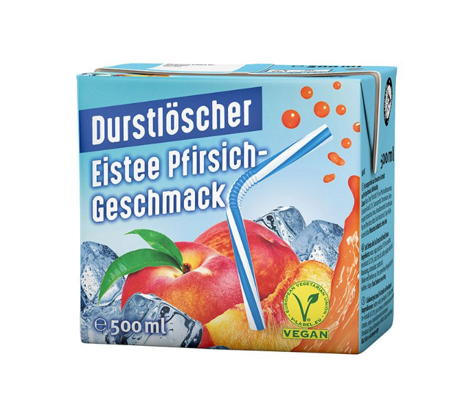 Durstlöscher Eistee-Pfirsich Tetra 0,5l