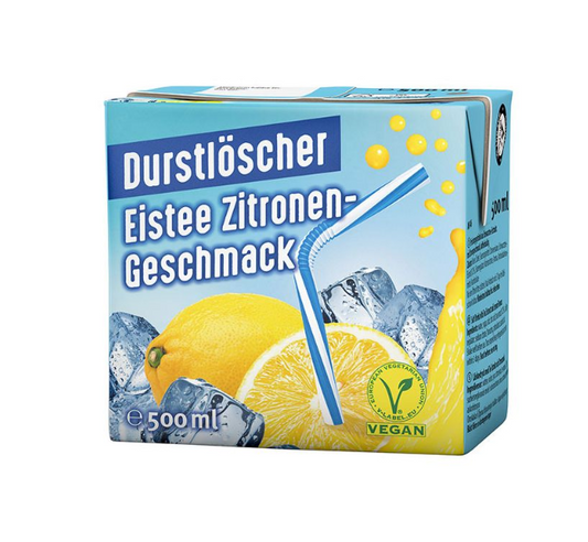 Durstlöscher Eistee-Zitrone Tetra 0,5l