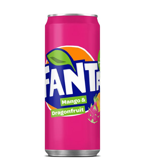 Fanta Mango Dragonfruit Dose 0,33L.