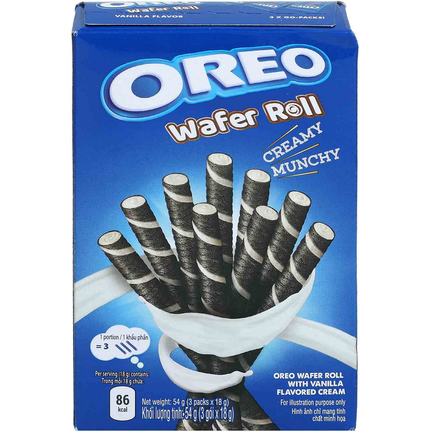 Oreo Wafer Roll Vanille