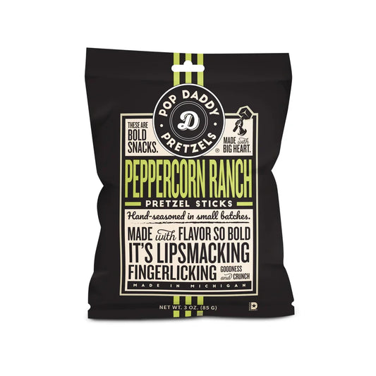 Pop Daddy Pretzels - Peppercorn Ranch Pretzel Sticks 85g