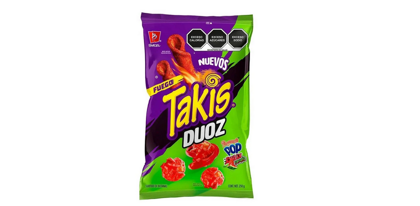 Takis Duoz Pop Chillix Sandia 250g